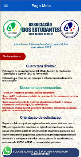 PagoMeia Macrorregião Screen 2