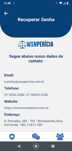 WSN Perícia Screen 3
