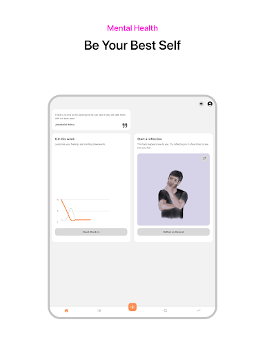 Screenshot of Mood Tracker & Reflect - Luci