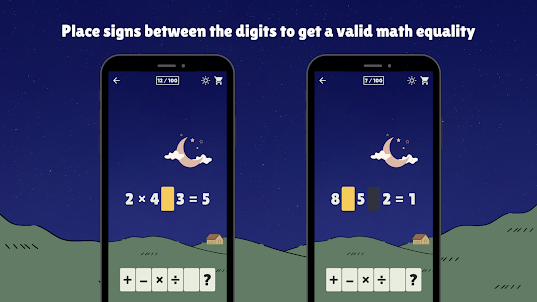 Sky Digits: Math Number Puzzle