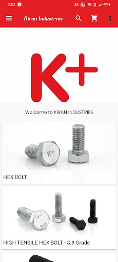 Android application Kiran Industries K+ screenshort