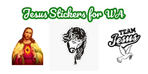 Android application Jesus Stickers for Christians screenshort
