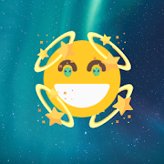 Galaxy Race Game - Smiling Face play in space