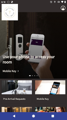 Android application Tillary Hotel screenshort