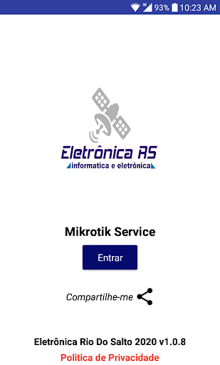 Android application Eletrônica MKservice screenshort
