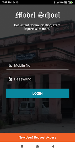 Android application Model School screenshort