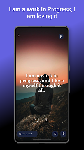 Android application Affirm - Manifest Affirmations screenshort