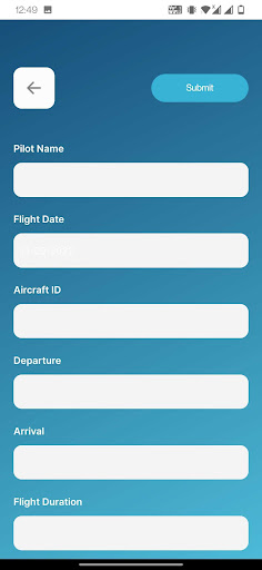 SkyBlue Jet Aviation Screen 2
