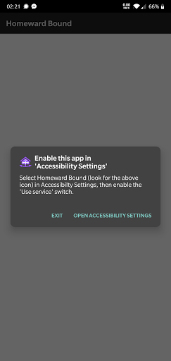 Android application Homeward Bound screenshort