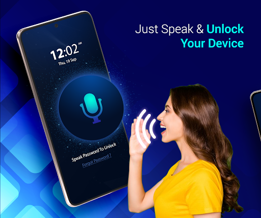 Android application Voice Lock : Unlock Screen screenshort