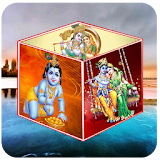 3D Cube Krishna Live Wallpaper icon