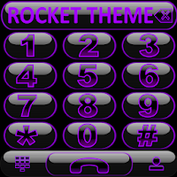 Theme Glow Purple Rocketdial