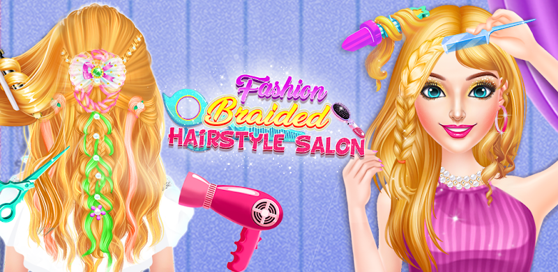 Fashion Braided Hair Salon Stylist - Girls Games