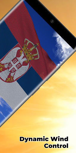 Serbia Flag Live Wallpaper Screen 2