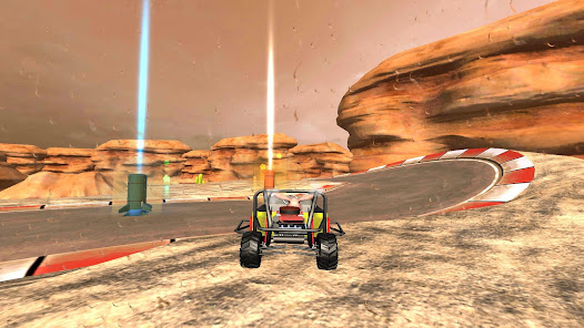 Toon Car Missile Racing Game 0.1 APK + Mod (Free purchase) for Android