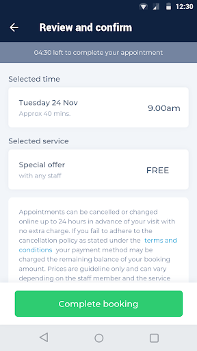 Hairmatters App Screen 3