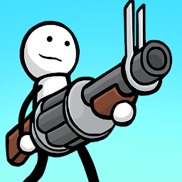 「One Gun: Stickman offline game」圖示圖片