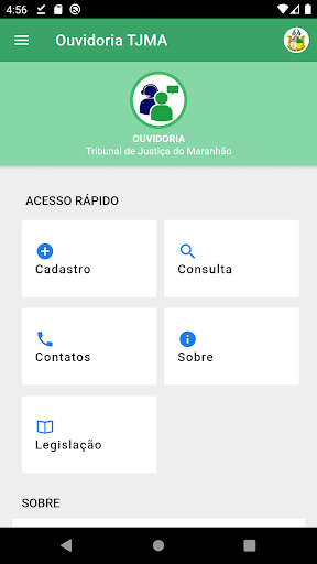 Ouvidoria Screen 2