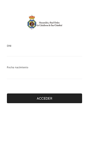 Android application Honorable y Real Orden de Caba screenshort