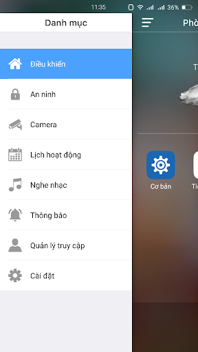 Android application Bkav SmartHome Lite screenshort