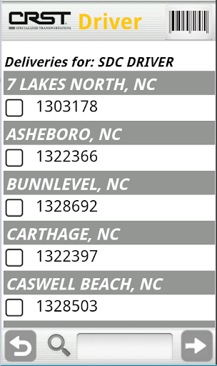 CRST Driver SVC Screen 3