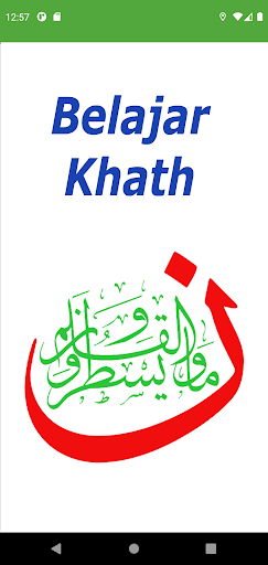 Android application Belajar Khat - Kaligrafi Islam screenshort