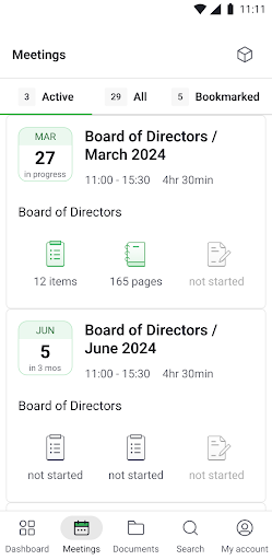 iDeals Board Screen 2