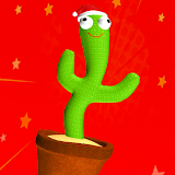 Dancing Cactus : Christmas icon