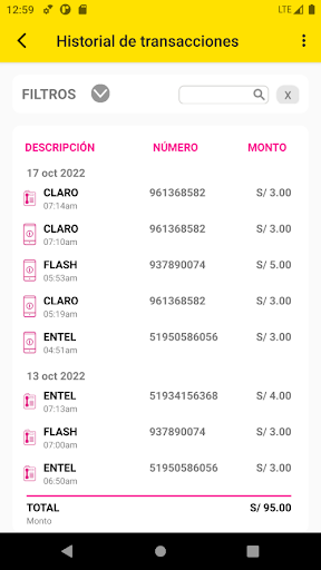 Inkacel Agente Screen 3