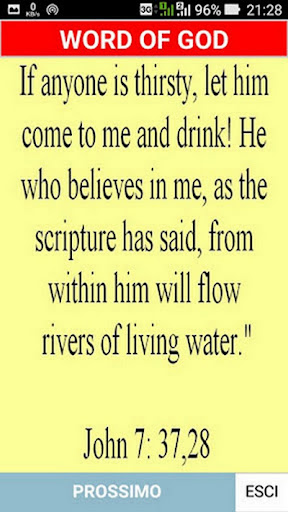 Android application Word of God screenshort