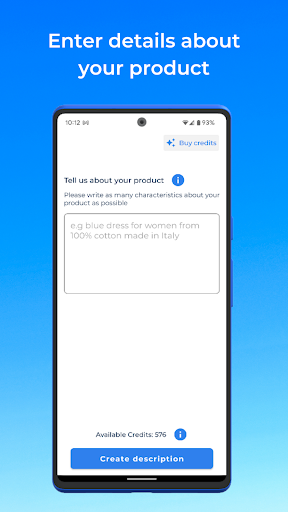 Android application WordLab - Product Descriptions screenshort