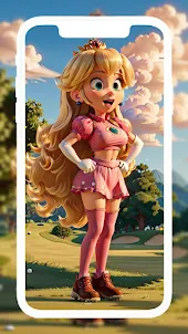 Princesse Peach Wallpaper 4K