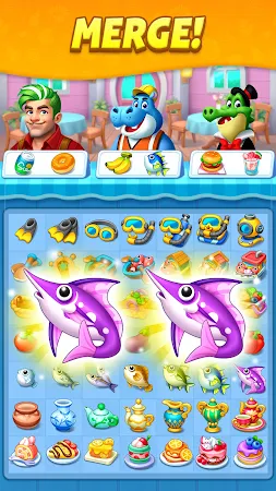 Game screenshot Merge Ocean - Story & Cooking mod apk