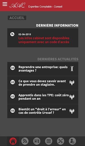 Android application AAC - Alardin Associés Conseil screenshort
