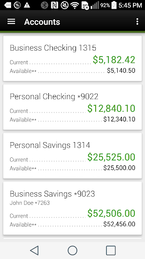 Android application Princeton Federal CU Mobile screenshort