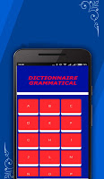 screenshot of Dictionnaire Grammatical