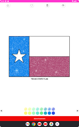Android application American Flag Coloring screenshort