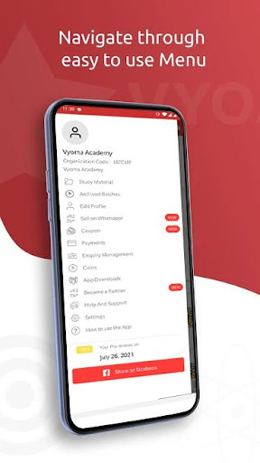 Vyoma Academy Screen 2