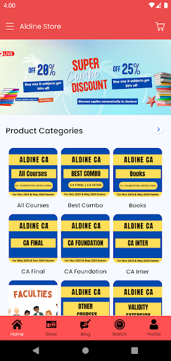 Aldine Store Screen 2