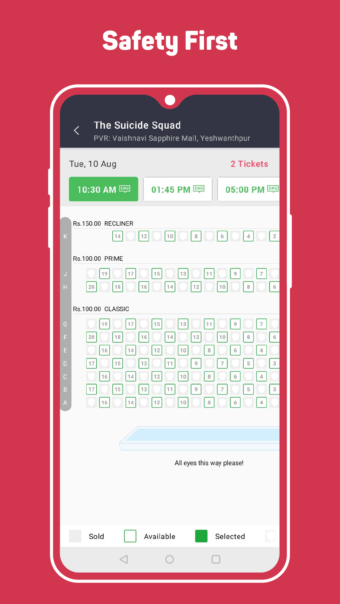 Android application BookMyShow - Movies & Event Tickets, Stream Online screenshort