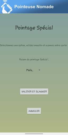 Pointeuse Nomade V3.0 Screen 3