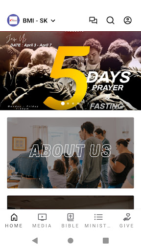 Android application Bridge Ministry International screenshort