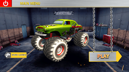 Mega Ramp Monster Truck 3D