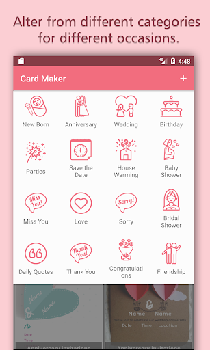 Party Invitations & Greeting C Screen 2