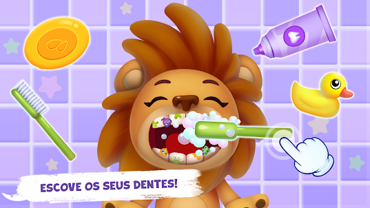 Jogo bebe: escovar os dentes!