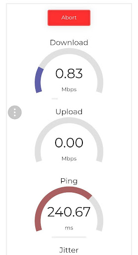 Internet Speed Test Screen 2