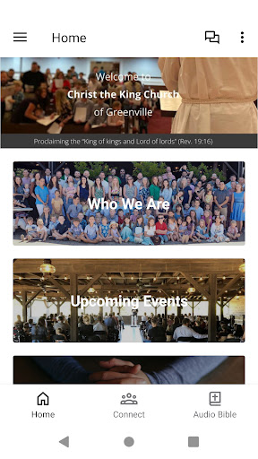 Android application Christ the King Church SC screenshort