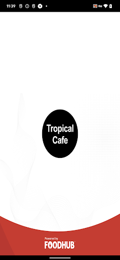 Android application Tropical Cafe screenshort