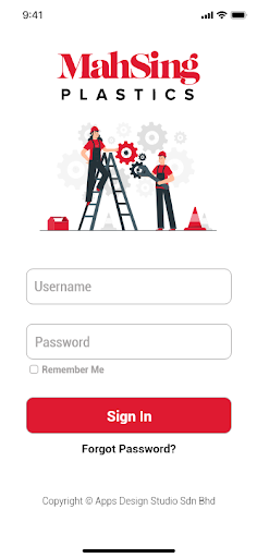 Android application MS Maintenance screenshort