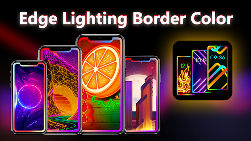 Android application Border Edge Lighting Wallpaper screenshort